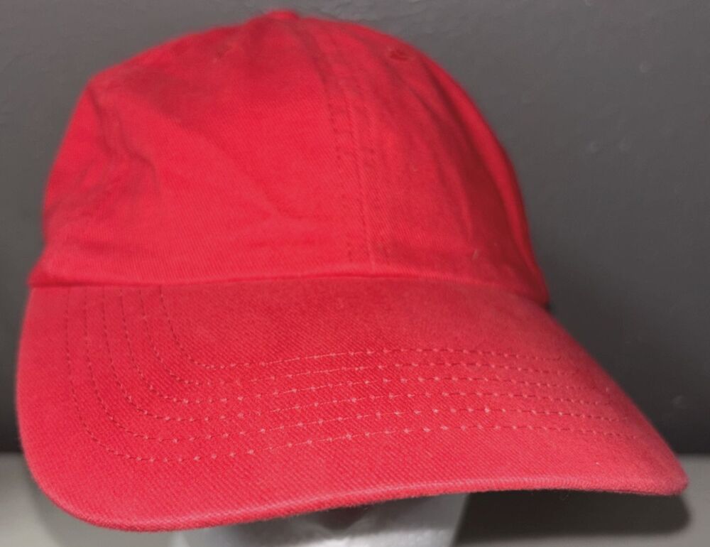 Unisex  OSFM Headshots By KC Caps Red Blank 100% Cotton Hat